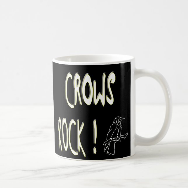 Roche de corneilles ! Tasse (Droite)
