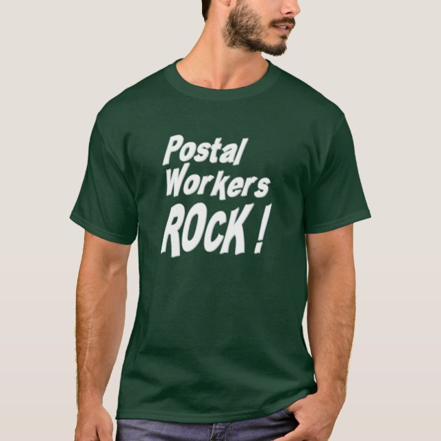 Roche de travailleurs postaux ! T-shirt (Devant)