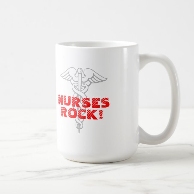 Roche d'infirmières ! Tasse | avec le symbole de (Droite)