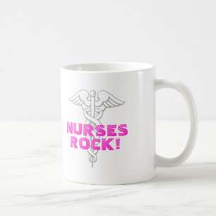 Roche d'infirmières ! Tasse avec le symbole de