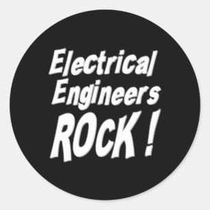 Roche d'ingénieurs électriques ! Autocollant
