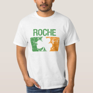 Roche Familienname-Klee T-Shirt