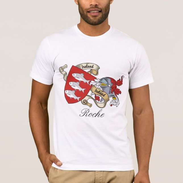 Roche Familienwappen T-Shirt (Vorderseite)
