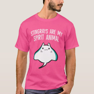 Rochen sind mein Geist Tier Rochen retro T-Shirt