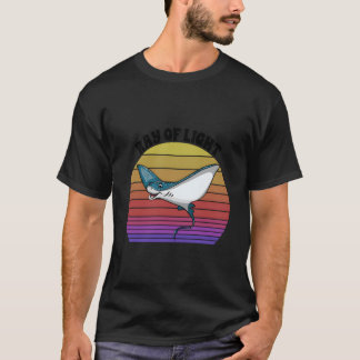 Rochenstrahl des Lichts Meer Ozean Natur Unterwass T-Shirt