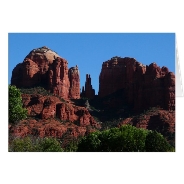 Rocher de la Cathédrale à Sedona Arizona Monument (Devant horizontal)