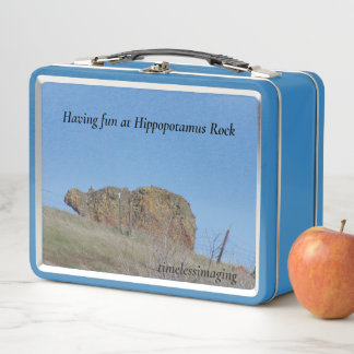 Rocher de l'Hippopotame à l'avant de Lunch Box