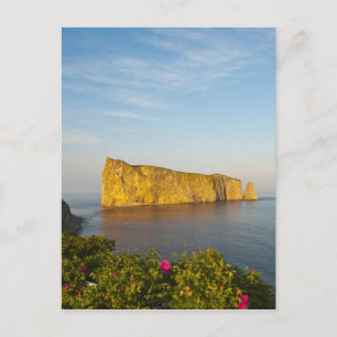 Rocher Perce (Perce Rock), Quebec, Kanada. Postkarte