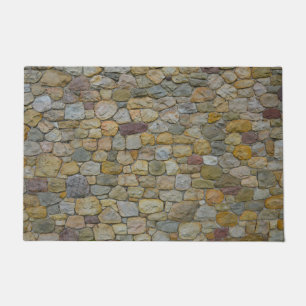 roches bienvenues de pierre de pavé de tapis de