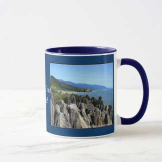 "Roches de la Nouvelle Zélande !" Tasse de café