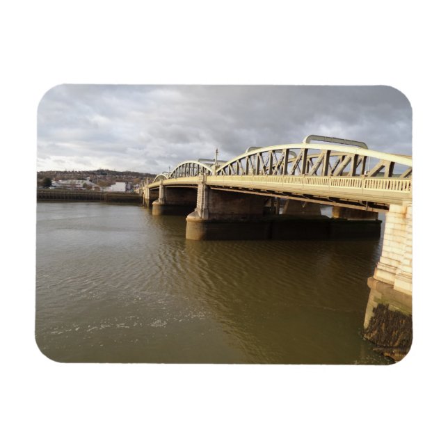 Rochester Bridge UK 3"x4" Magnet (Horizontal)