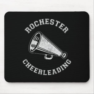 Rochester Cheer abgenutzt Retro 90er Cheerleader Mousepad