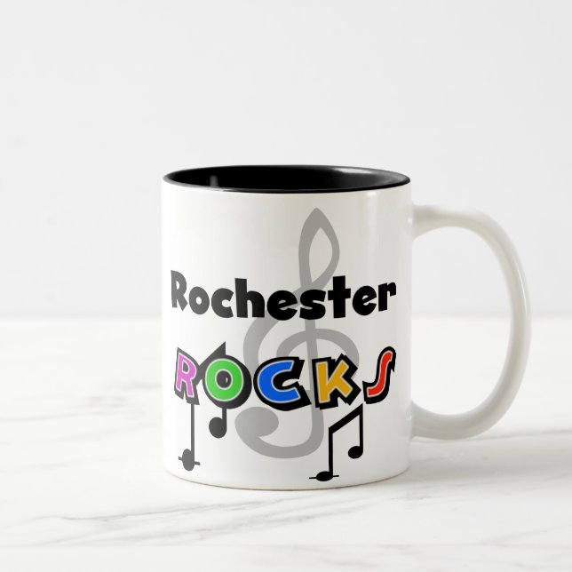 Rochester-Felsen Zweifarbige Tasse (Rechts)