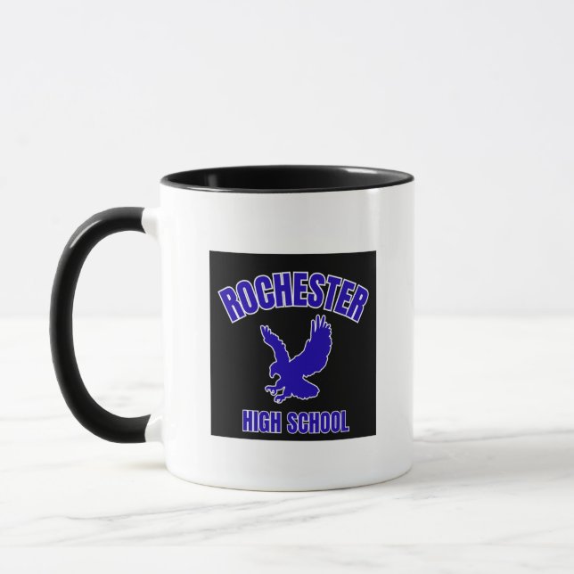 Rochester High School Michigan Coffee Tasse (Links)