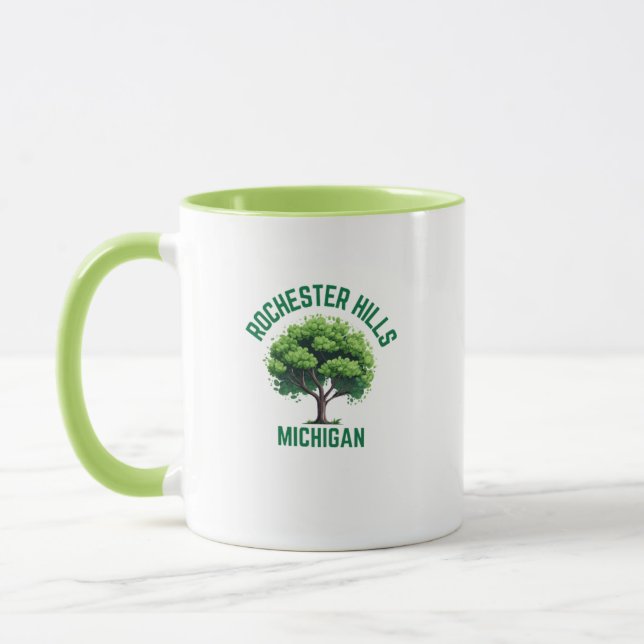Rochester Hills Michigan Coffee Mug (Gauche)