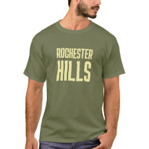 Rochester Hills Michigan Gedrucktes T-Shirt