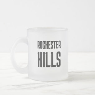 Rochester Hills Michigan Printed Coffee Tasse