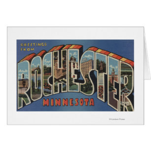 Rochester, Minnesota - große Buchstabe-Szenen