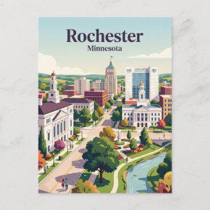 Rochester, Minnesota Postkarte
