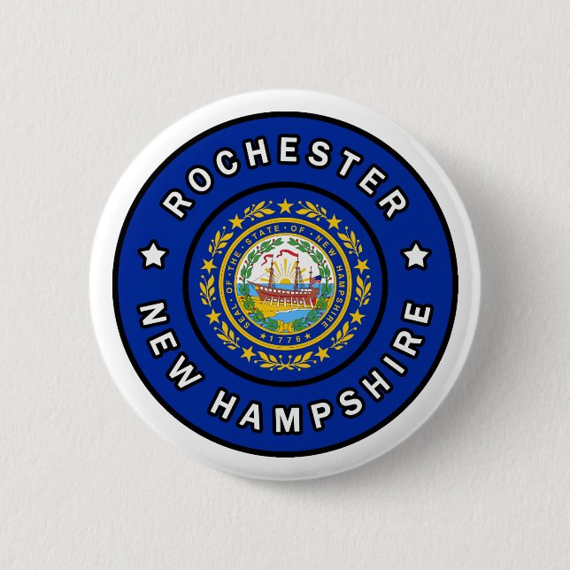Rochester New Hampshire Button (Vorderseite)