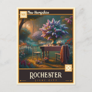 Rochester, New Hampshire Vintage Postkarte