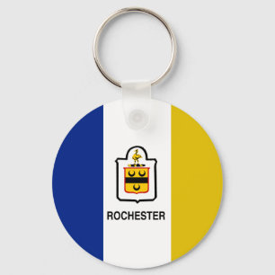 Rochester (New York) City flagge Schlüsselanhänger