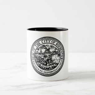 Rochester (New York) City Siegel Zweifarbige Tasse