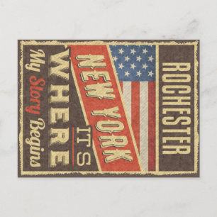 Rochester New York Postkarte