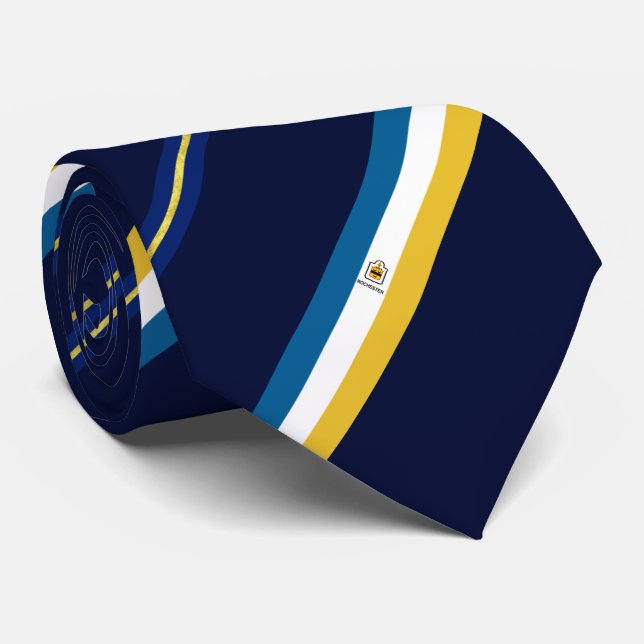 Rochester (New York) - Stadtflagge Neck Tie Krawatte (Gerollt)