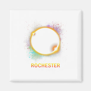 Rochester New York Total Solar Eclipse 8. April 20 Magnet