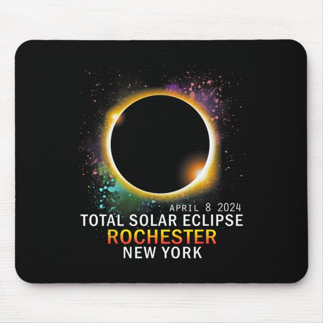 Rochester New York Total Solar Eclipse 8. April 20 Mousepad (Vorne)