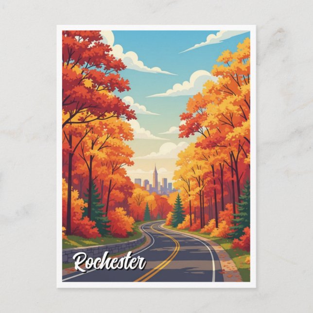 Rochester New York Travel Postkarte (Vorderseite)