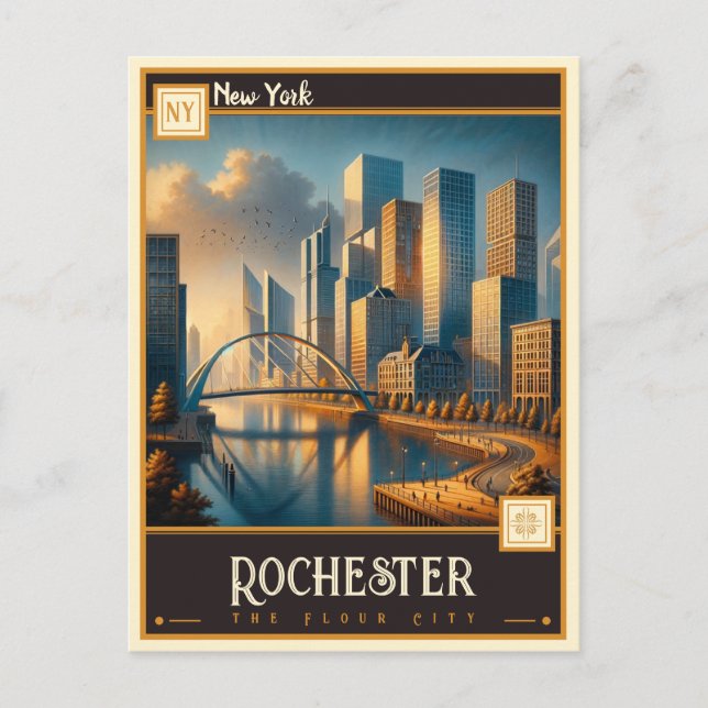 Rochester, New York | VINTAG Postkarte (Vorderseite)
