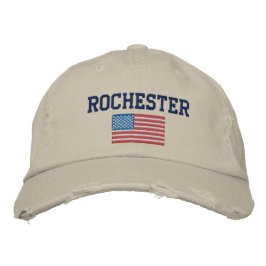 Rochester NY Baseball Cap Bestickte Kappe