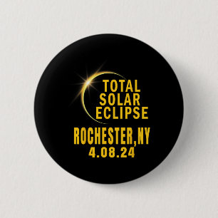 Rochester Ny Solar Eclipse 2024 Total Solar Eclips Button