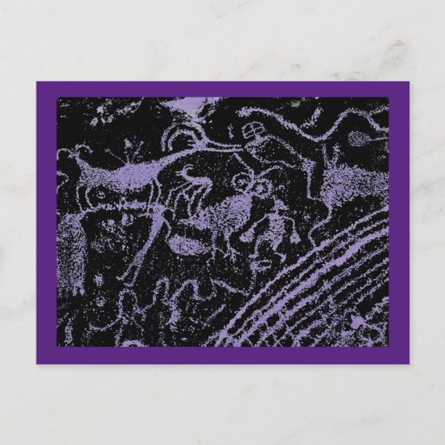 Rochester Panel Rock Art Postkarte (Vorderseite)