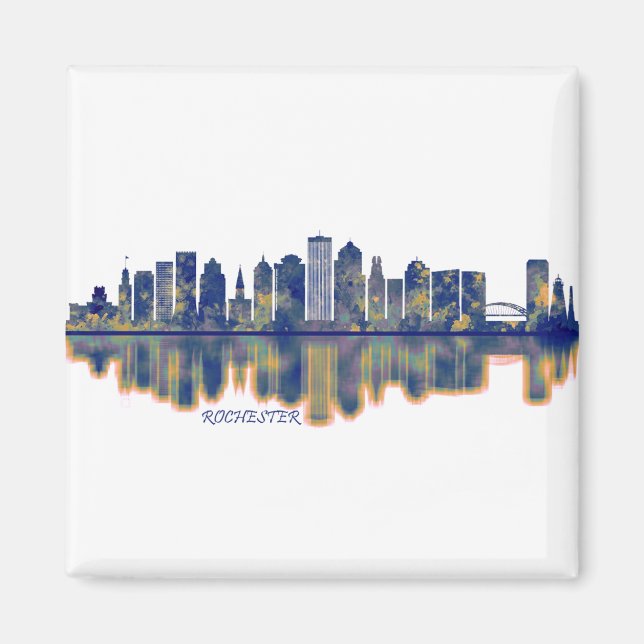 Rochester Skyline Magnet (Vorne)