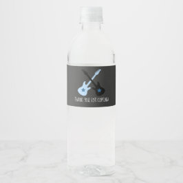 Rock a Bye Baby Boy Douche eau bouteille Étiquette