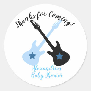 Rock A Bye Baby Shower Kleiner Gefallen Runder Aufkleber
