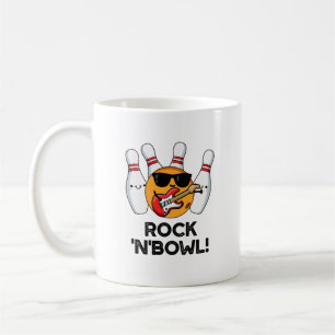 Rock and Bowl Funny Bowling Puff Kaffeetasse
