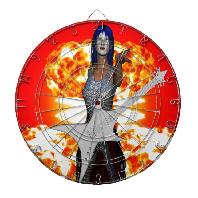 Rock and Roll Dartscheibe (vorne)