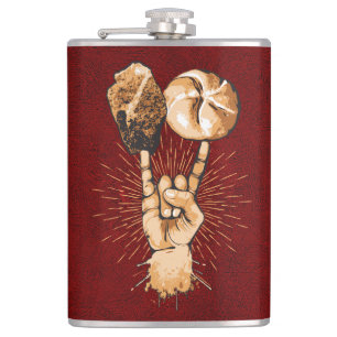 Rock and Roll Flask Flachmann