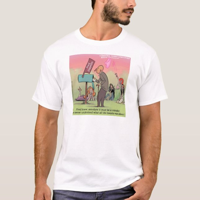 Rock and Roll Fred Funny T-Shirt (Vorderseite)
