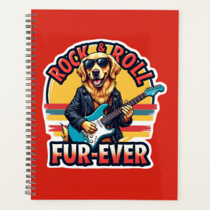 Rock-and-Roll Fur-Ever Golden Retriever Hund Planer