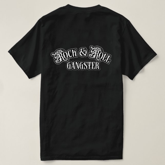 Rock and Roll Gangster T-Shirt (Design Rückseite)