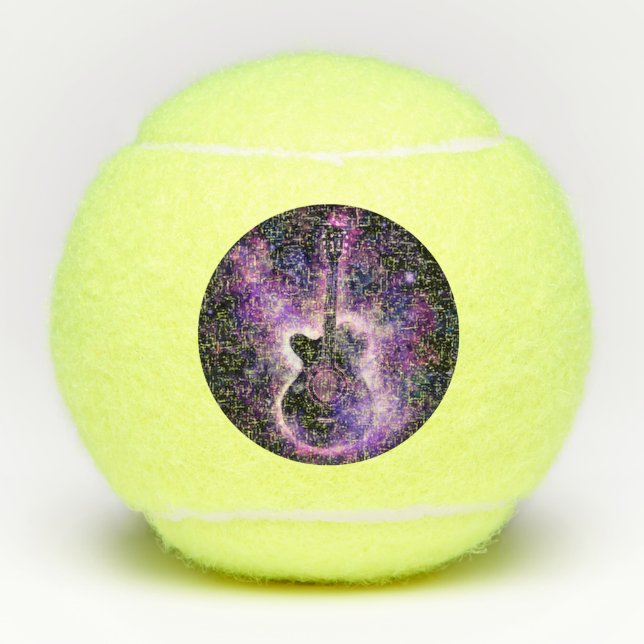 Rock and Roll Gitarre - Tennis Balls Tennisbälle (Vorderseite)