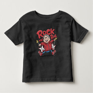 Rock and Roll Groovy Gitarrist Rocking Kleinkind T-shirt