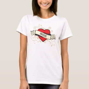 Rock and Roll Grungy Heart T-Shirt