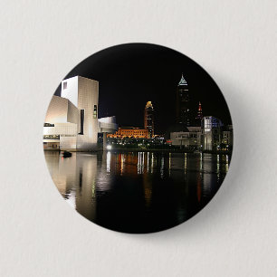Rock and Roll Hall of Fame Cleveland Ohio Button