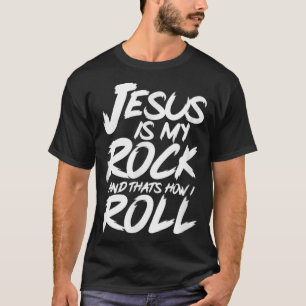 Rock and Roll Jesus Christlich Band Rock Concert T T-Shirt